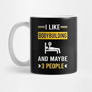 3 People Bodybuilding Bodybuilder Mug